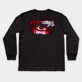 Whispers Of Nyu Traversing Elfen Lied's Manga Realm Kids Long Sleeve T-Shirt